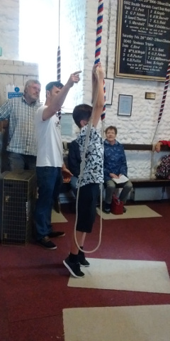 Ringing the 
tenor bell