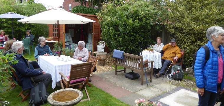 Sitting in Garden