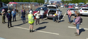 Briefing at start