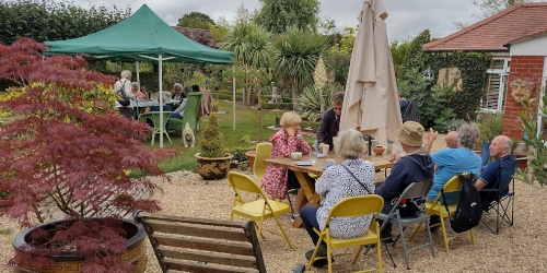 Cakes in Garden