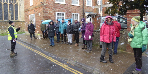 Start with a snow flurry