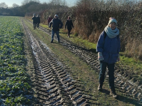 Avoiding muddy tractor tracks