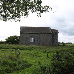 Isolated simple church
