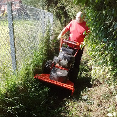 Peter James and the Ramblers brush cutter